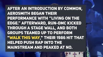 Run-DMC Joins Aerosmith To Perform "Walk This Way" At Grammys 2020