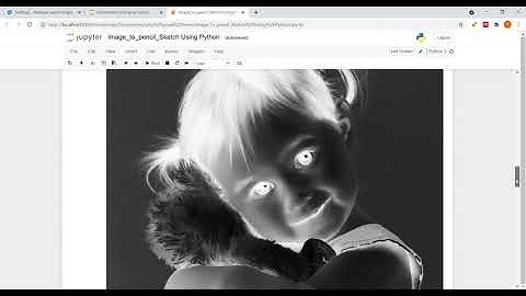Image to pencil Sketch Using Python   Jupyter Notebook   Google Chrome 2021 08 31 22 13 41
