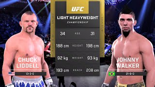 Chuck Liddell vs Johnny Walker Full Fight - UFC 5 Fight Night