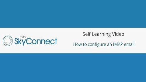 How to configure an IMAP email account in Thunderbird