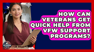 How Can Veterans Get Quick Help From VFW Support Programs? - Veteran Community Guide