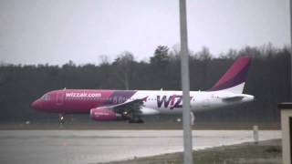 Start samolotu Wizz Air Lublin Airport.avi
