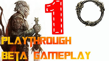 The Elder Scrolls Online - Playthrough Templar [Part 1] Beta Gameplay