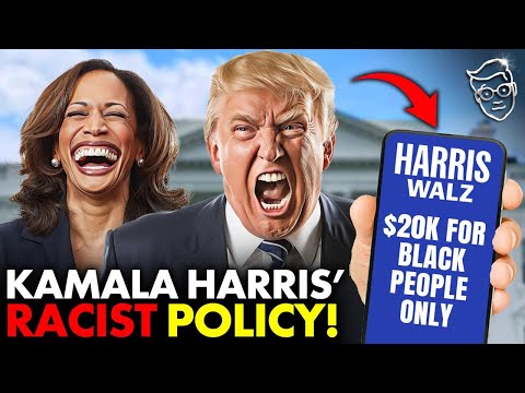 Kamala Unveils New RACIST 'Blacks ONLY' Campaign Platform: 'Free Money and WEED!'