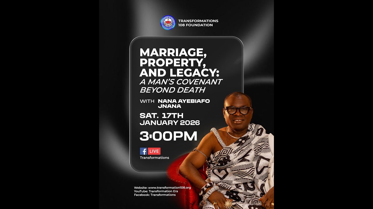 MARRIAGE, PROPERTY AND LEGACY… A man's covenant beyond death, the life coach Jnana Caksus Das speaks