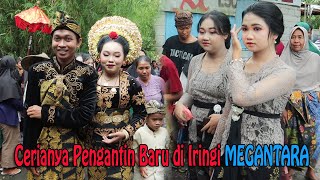 Download lagu Senyum Bahagia 'Pengantin Baru'di Iringi MEGANTARA