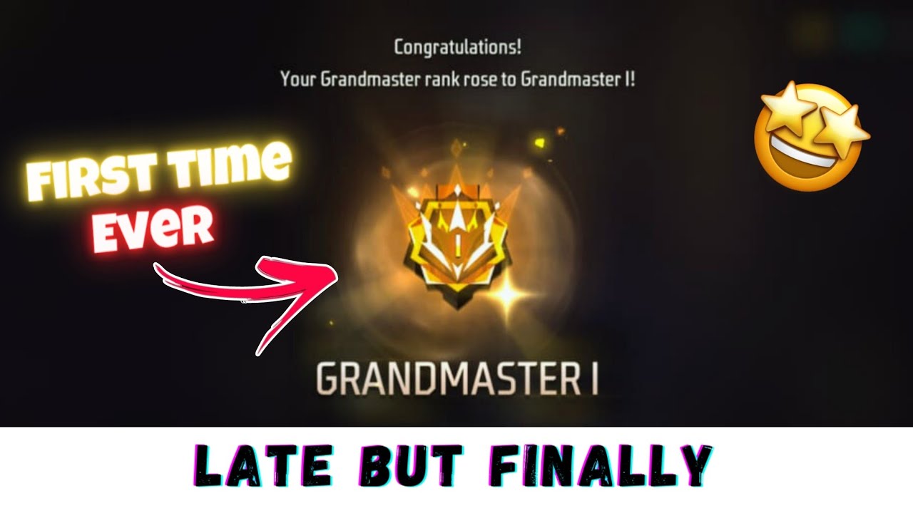 REACHED GRANDMASTER FOR THE FIRST TIME - VERY BAD GARENA 🤫😲🌟 - YouTube