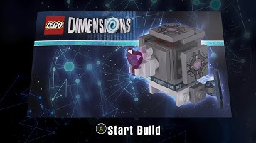 LEGO Dimensions 71203 Portal 2 Level Pack Gold Heart Emitter Build 3 Instructions