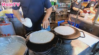 手工製作潤餅皮技能如何包潤餅的過程-台灣傳統美食 