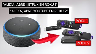 Cómo conectar ALEXA a ROKU (Sirve con Roku TV)