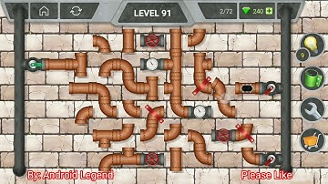 Pipeline Extra Level 91 All 3 stars By Pixign, Android Solution