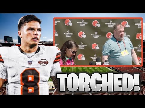 لاعب الوسط في فريق براونز ديلون جابرييل ينتشر على نطاق واسع بعد أن أحرقه مراسل في لقطات مسربة جد