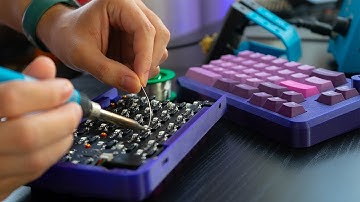 The HARDEST Keyboard I Have Built Yet - 3D Printed Merge UM-70