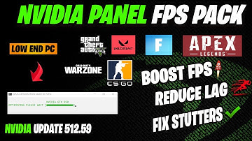 Nvidia Control Panel New update 512.59 | Optimize Best Setting For Gaming | Fps Boost in 2022