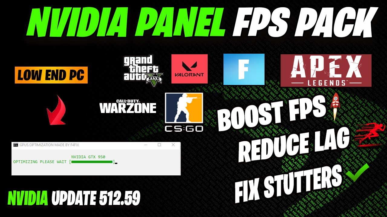 Nvidia Control Panel New update 512.59 | Optimize Best Setting For Gaming | Fps Boost in 2022