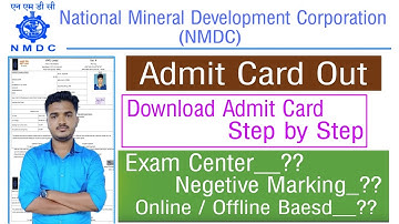 NMDC Admit Card 2021 | NMDC Admit Card Out | NMDC Admit card Released #nmdc_admit_card_2021_out