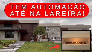 AUTOMAÇÃO COMPLETA em 720 m²: 99 Dispositivos, 49 Interruptores e até LAREIRA A GÁS!
