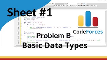 ICPC Assiut Sheet | Sheet 1 | problem B | Basic Data Types | Mazen Labs