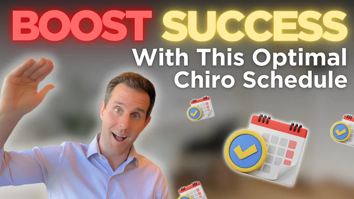 The Optimal Chiropractic Schedule: Boost New Patients