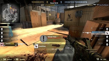 CSGO: Defuse without kit and no time