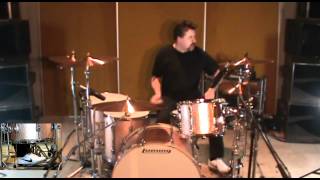 John Bonham with Buddy Rich (Drum solo interpretation)