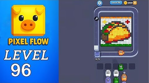 Pixel Flow Level 96 Walkthrough