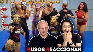 PADRES RUSOS REACCIONAN a NOSOTROS SIENDO LUCHADORES PROFESIONALES | REACCION a LUCHA LIBRE MÉXICO