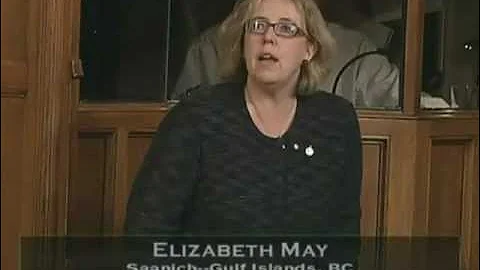 Elizabeth May: Proposal to Divide Bill C-10 (II)