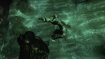 Dead Deformed Titan Thug in Abandoned Chamber (Botanical Gardens) - Batman: Arkham Asylum