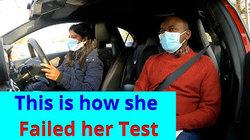 Driving Test failed 2022 | This is How She Failed Her Driving Test