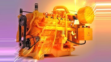 Gas Generator 3D Engine Model
