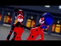MMD PV Epic Fight Ladybug Chat Noir VS Shadybug 60fps