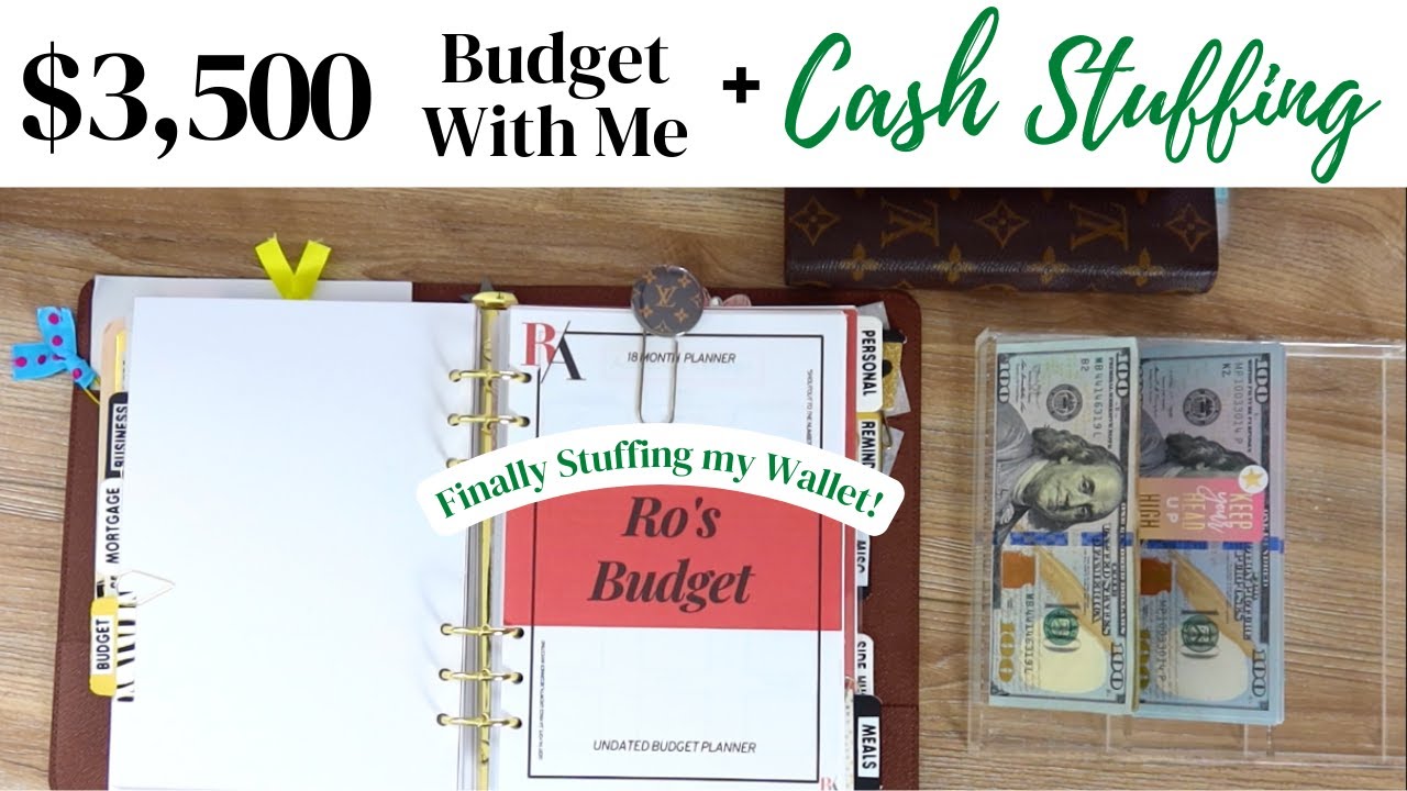 Louis Vuitton INSPIRED Budget Binder Dave Ramsey style cash