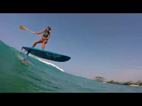 SUP Foil in the Bay Surf all day