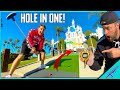 MINI GOLF Speed H.O.R.S.E. Challenge! *Awesome HOLE IN ONE!*