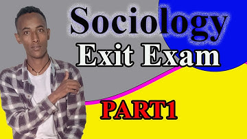 sociology Exit Exam