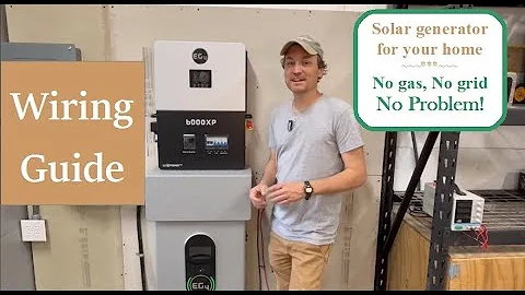 Installing EG4 6000xp Inverter and NEW Power Pro wall mount budget battery & Critical Loads setup