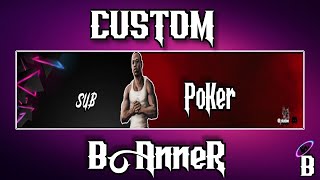 how to make a custom youtube banner!