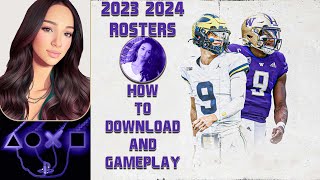 New 202324 Rosters  NCAA Football 14 Mod  PS3 #gameplay
