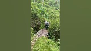 Video orang naik motor terjatuh di jembatan. #short #shorts #viral #youtube #youtubeshorts #youtube