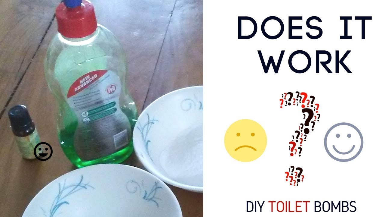 Diy Toilet Bombs Better than Harpic Toilet Cleaner ? Foaming Refreshing