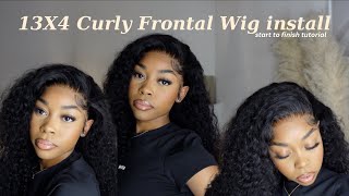 This Is The Wig You Need 🔥 Pre Plucked Curly 13x4 HD lace frontal wig Quick Install ft Asteria Hair