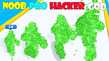NOOB vs PRO vs HACKER vs GOD - Level Up Money 3D