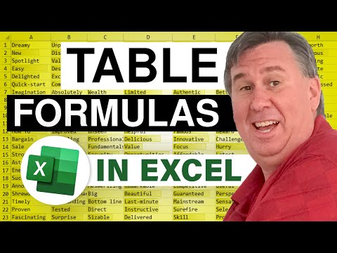 Excel - Table Functionality: Tips to Control Formulas & Avoid Unexpected Changes! - Episode 728