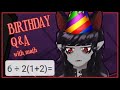 Vampy learns math  vamp bday 23