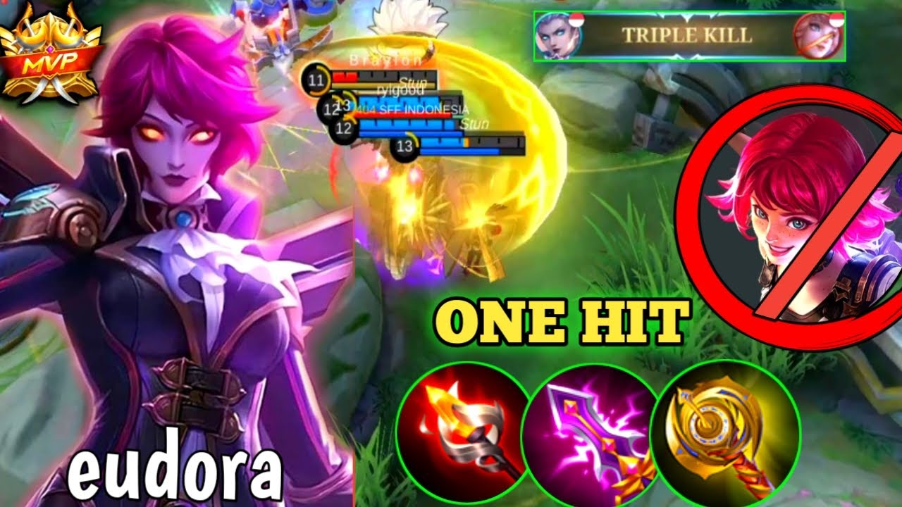 MAIN DI SEMAK SEMAK ‼️ EUDORA BEST BUILD 2023 ‼️ TOP GLOBAL EUDORA GAMEPLAY ‼️ MOBILE LEGENDS