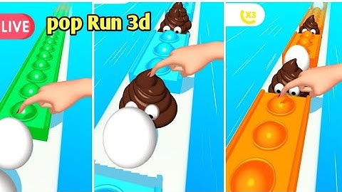 Pop Run 3d Live 🔴 Madness Gameplay 💢 Made of World Record 99090 #shortfeed #poprun3d #live day #28