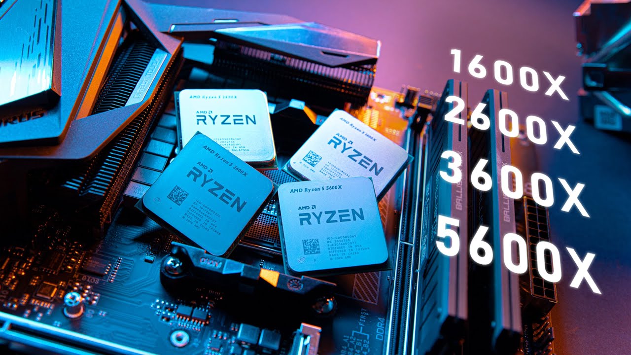 From Ryzen 5 1600X to 5600X - The UPGRADE Path for AMD Zen