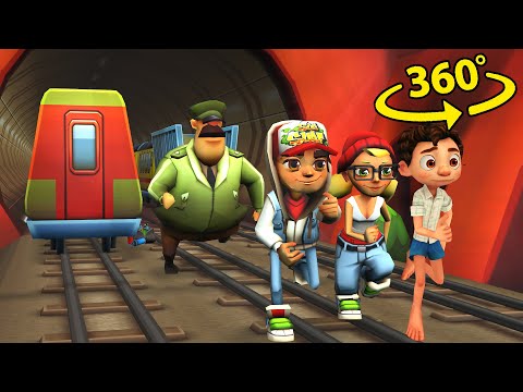 SUBWAY SURFERS 360° - GAMEPLAY // VR 360° Virtual Reality Experience 