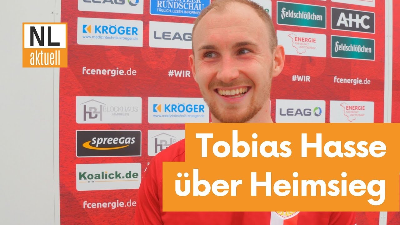 FC Energie Cottbus | Tobias Hasse nach 2:1 Heimsieg gegen Eilenburg